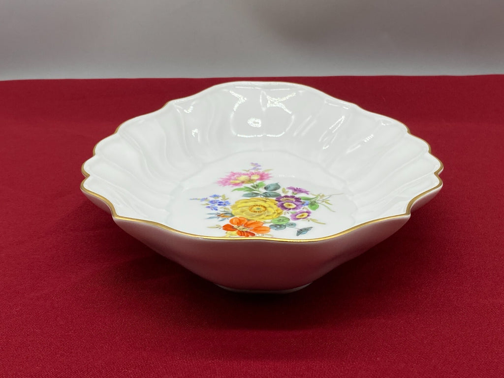 Zier Schale Meissen Porzellan handbemalt