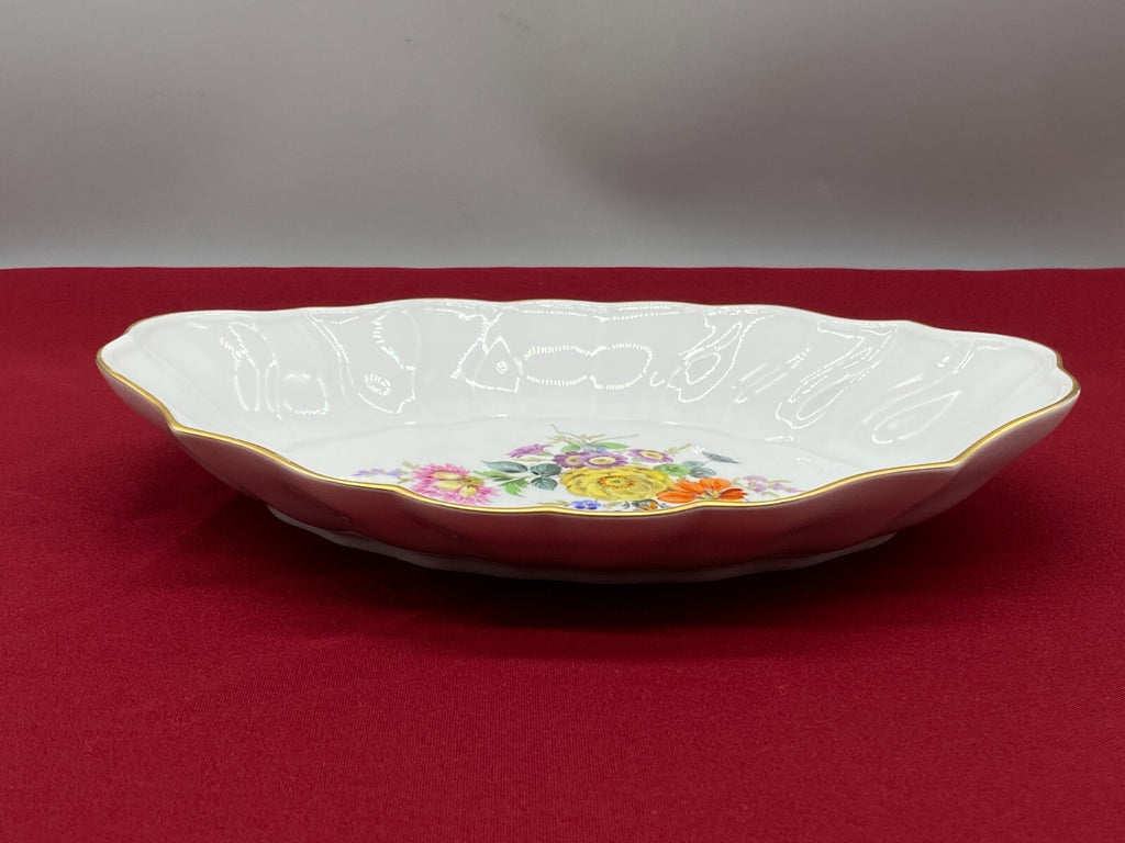 Zier Schale Meissen Porzellan handbemalt
