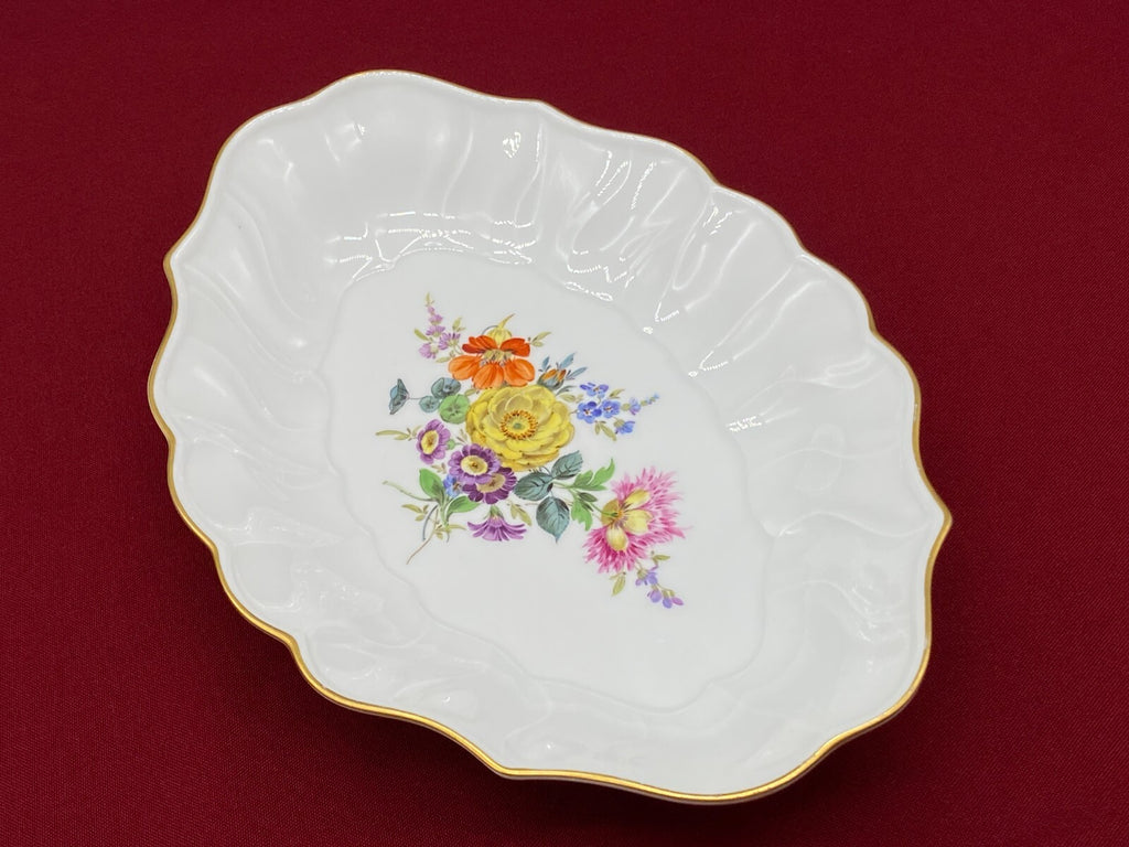 Zier Schale Meissen Porzellan handbemalt