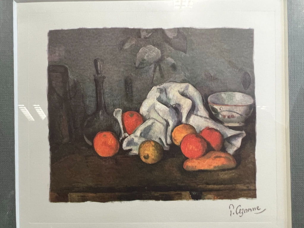 Farbradierung auf Papier nach Cézanne Sehr schöner Gesamtzustand