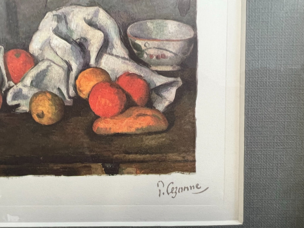 Farbradierung auf Papier nach Cézanne Sehr schöner Gesamtzustand