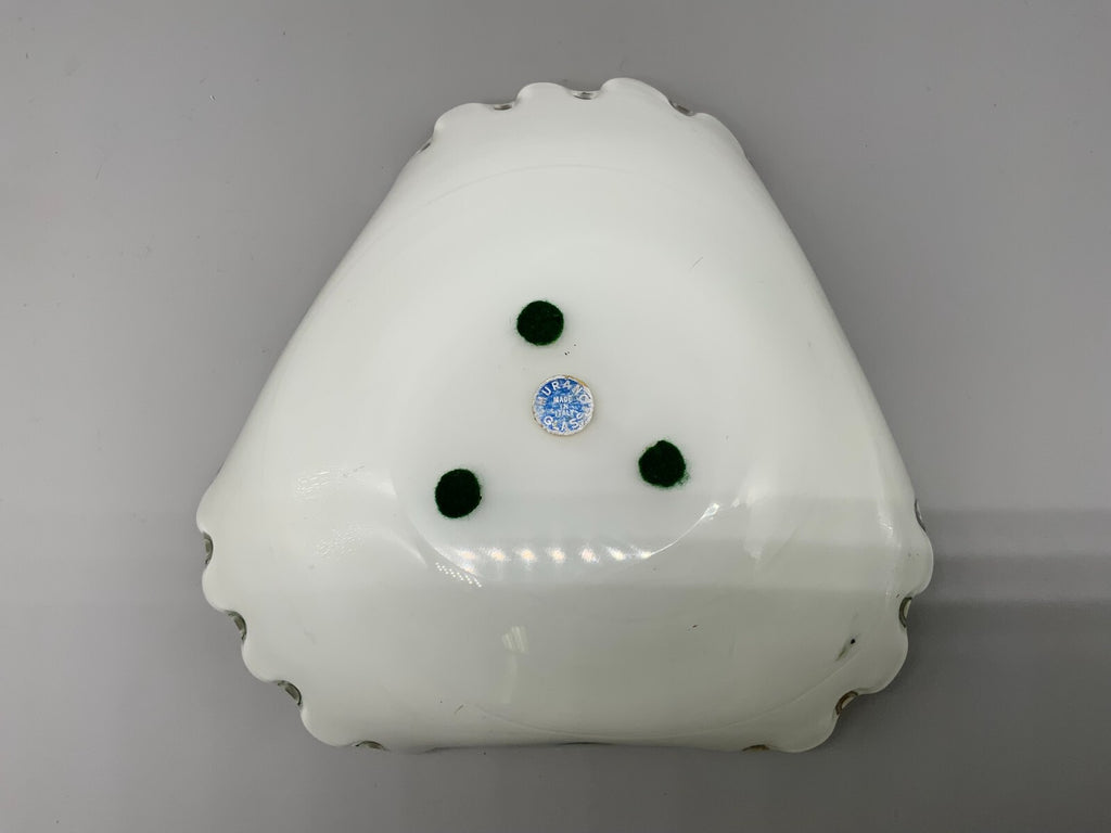 Künstlerglas Schale aus Glas massiv gearbeitet Ø 22cm ohne Chips Murano