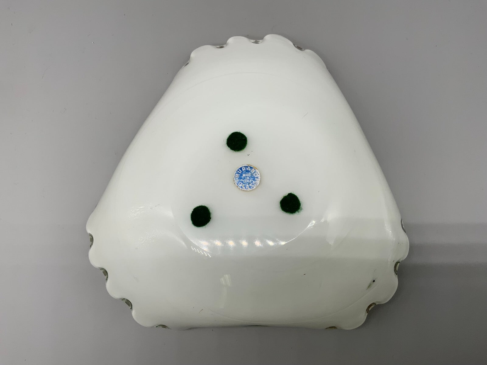 Künstlerglas Schale aus Glas massiv gearbeitet Ø 22cm ohne Chips Murano