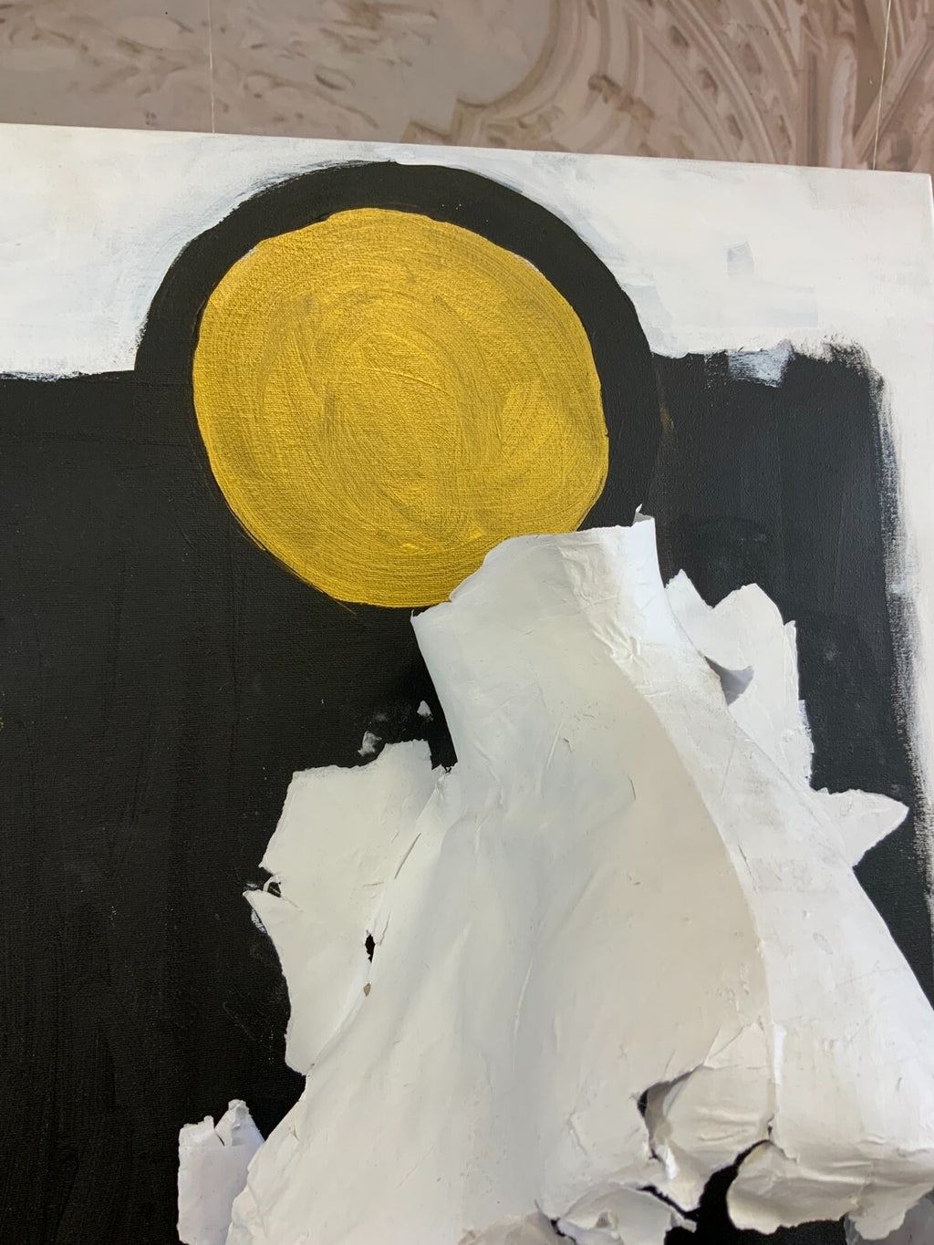 Mixed Media Mischtechnik auf Leinwand Andre Hartmann Akt Erotik