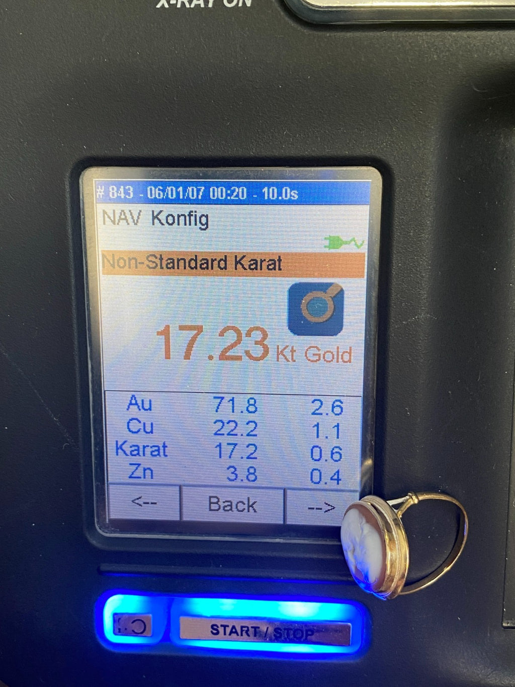 Alter Ring mit Gemme Grösse 60 Gelbgold 14kt Camee Ring Siegelring