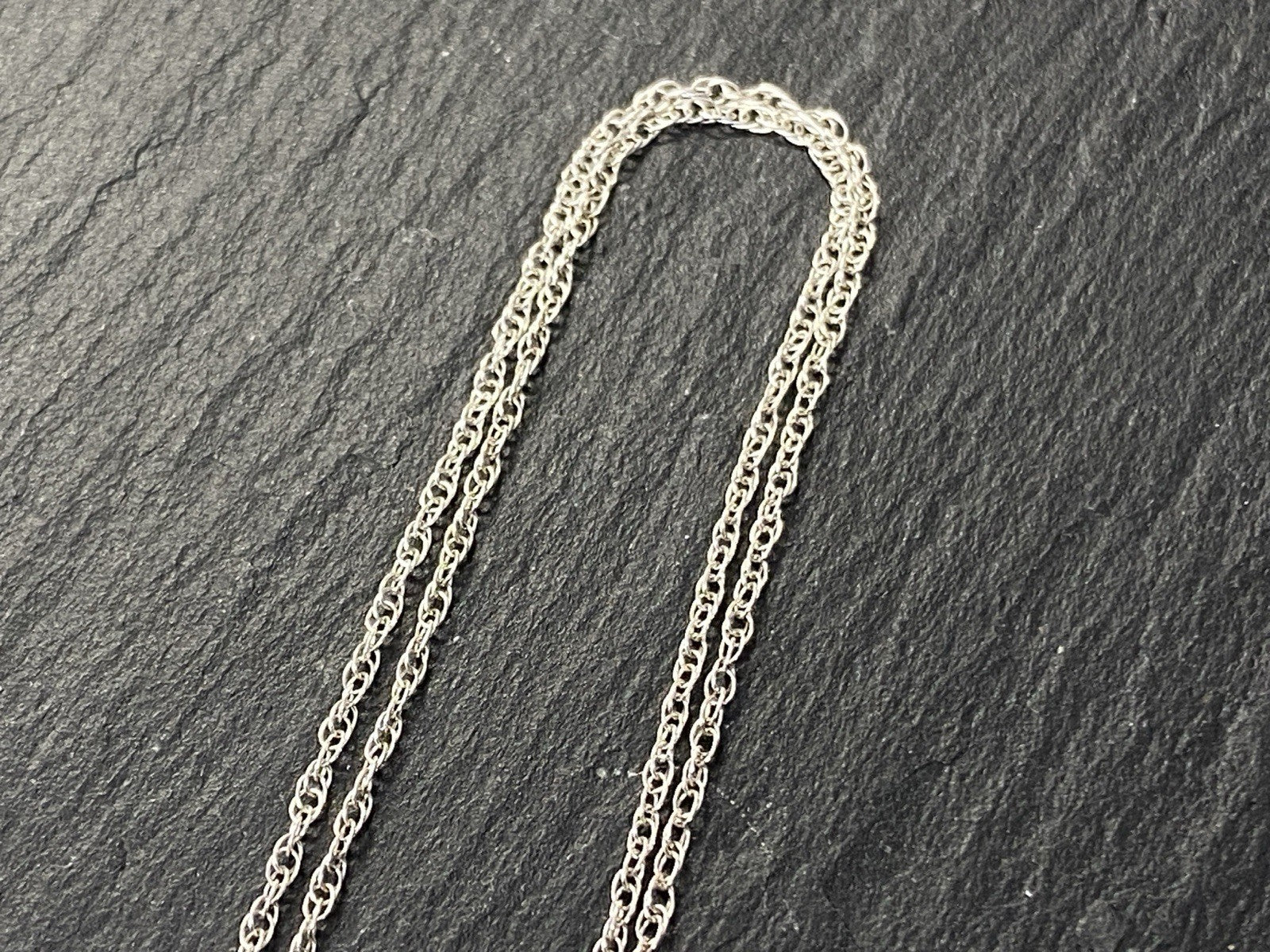 Halskette Kette Anhänger Metall Schwarzer Goldfluss 925 Sterling Silber