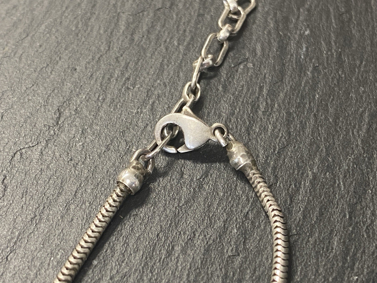Halskette mit Anhänger Kette Perlmutt 925 Sterling Silber