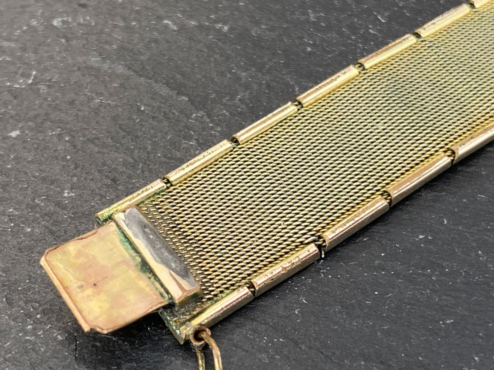 Friedrich Spiedel 1950er Vintage Armband Metall vergoldet