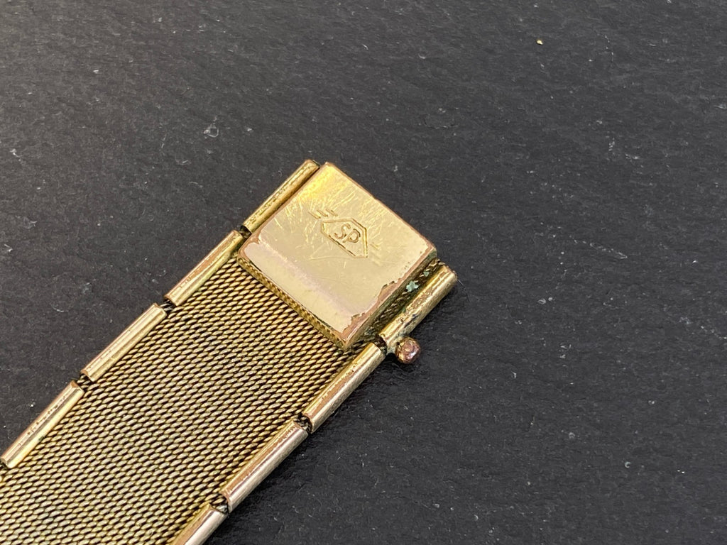 Friedrich Spiedel 1950er Vintage Armband Metall vergoldet