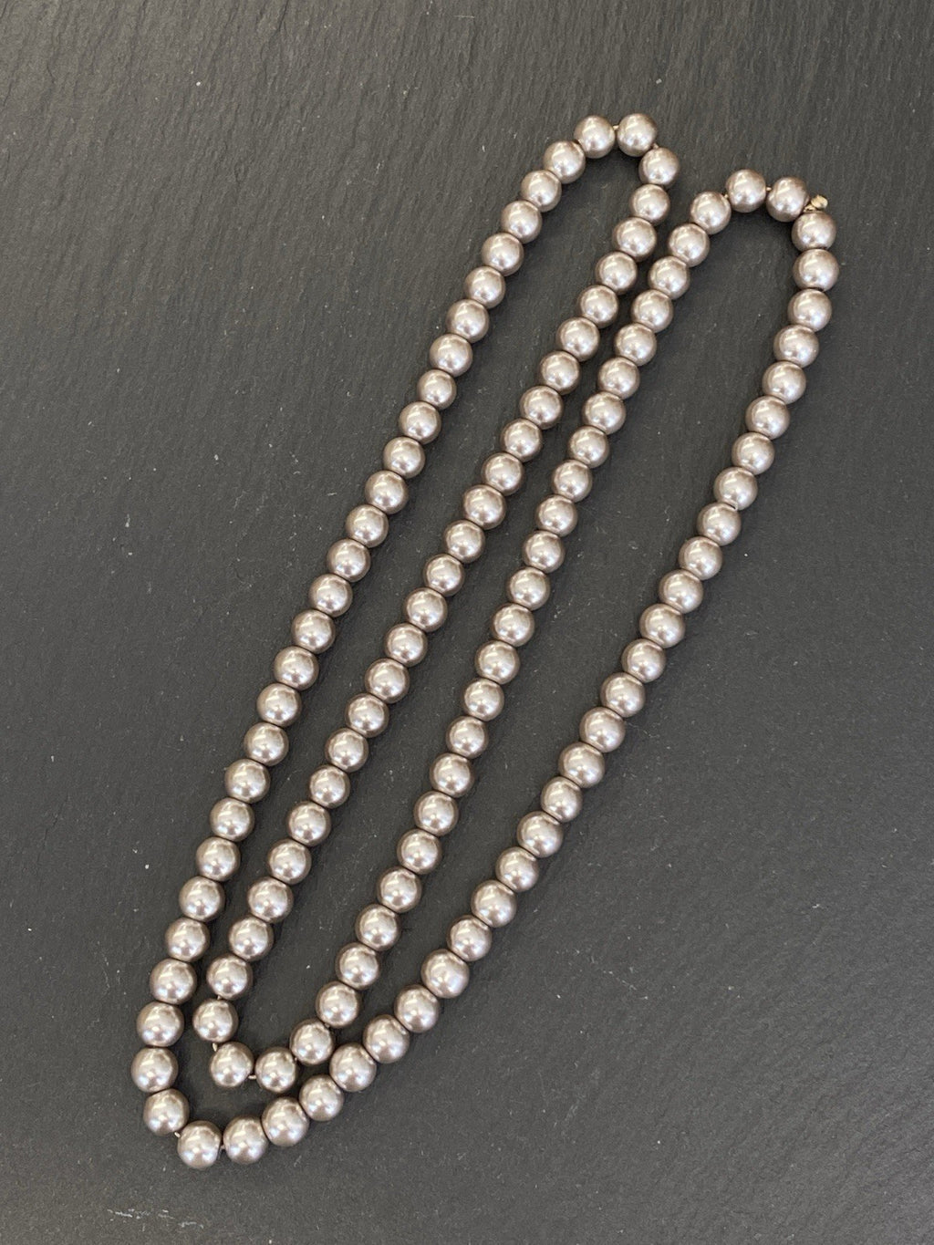 Halskette Perlenkette Kette Perle Perlen Kunstperlen 0,8cm