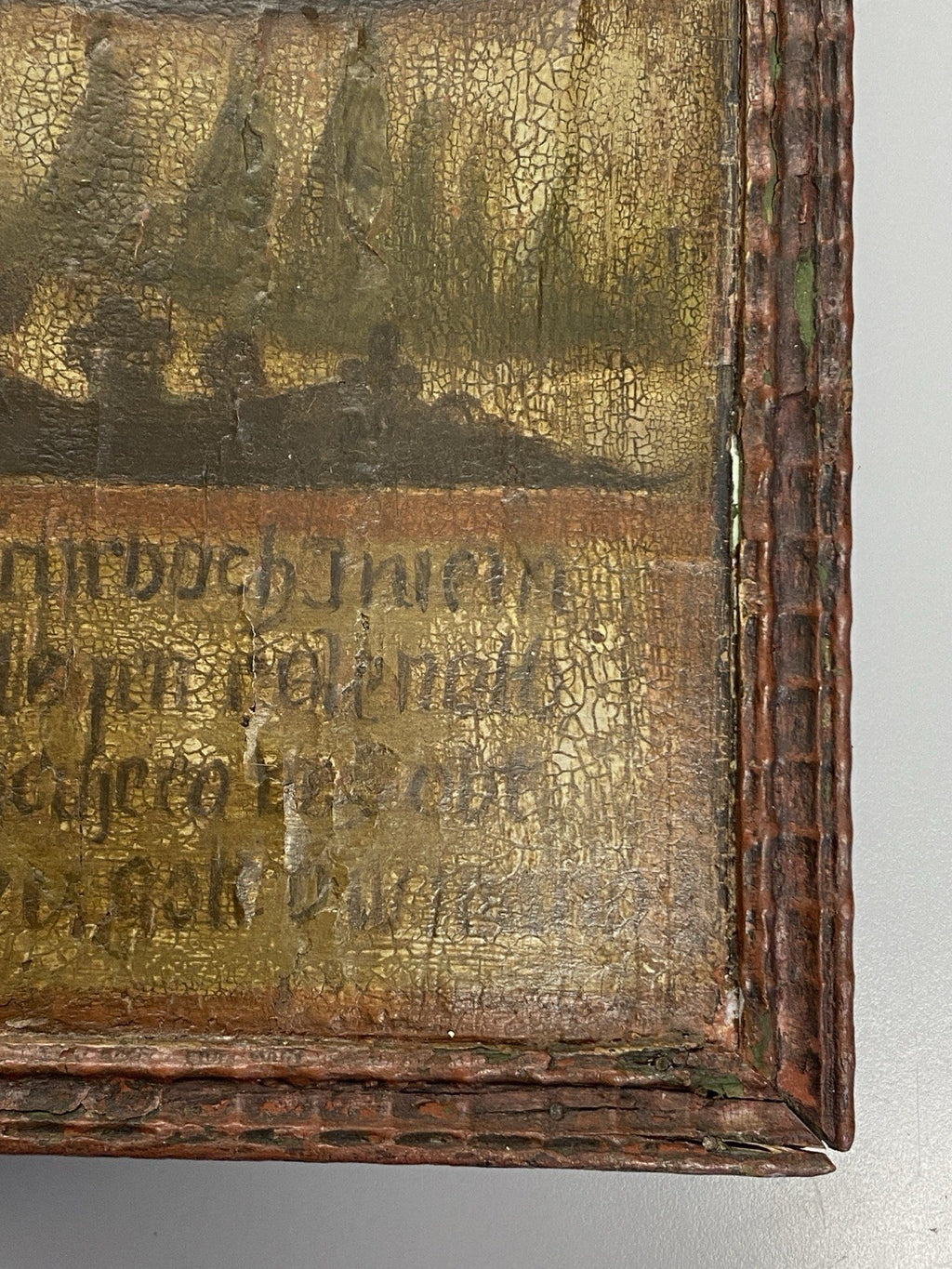 Antike Ikone Exvoto Maria mit dem Jesus Kind