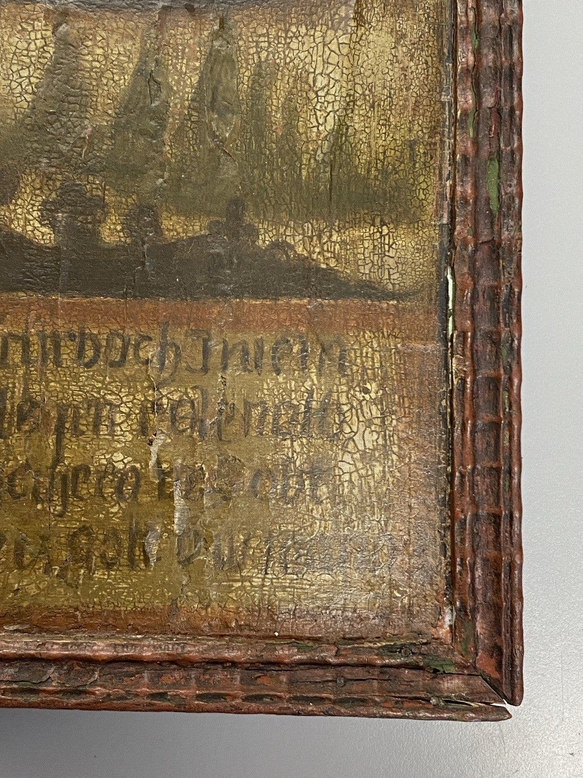 Antike Ikone Exvoto Maria mit dem Jesus Kind