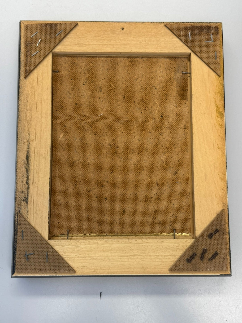 Ölgemälde Vogel auf Ast Y. Kettemann Rahmen