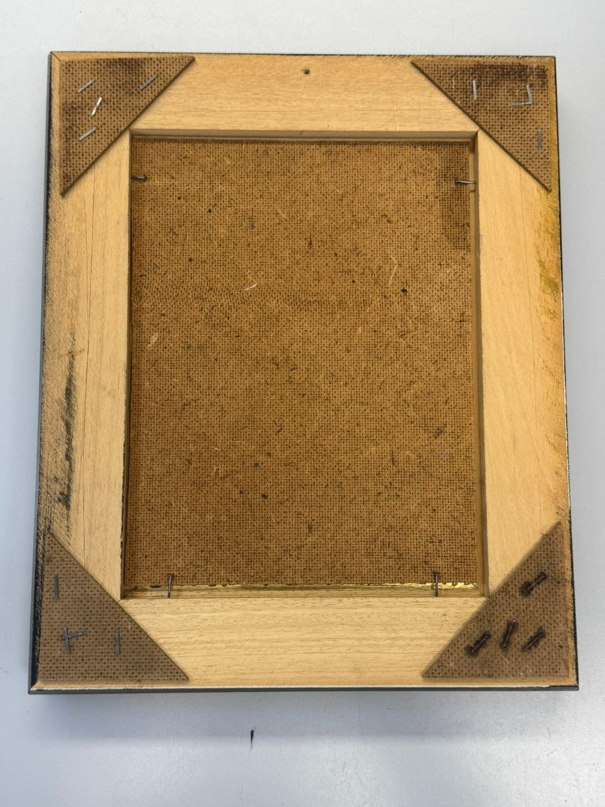 Ölgemälde Vogel auf Ast Y. Kettemann Rahmen
