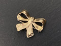 VINTAGE BROSCHE SCHLEIFENBROSCHE GOLD 470/1000 VAN DELL