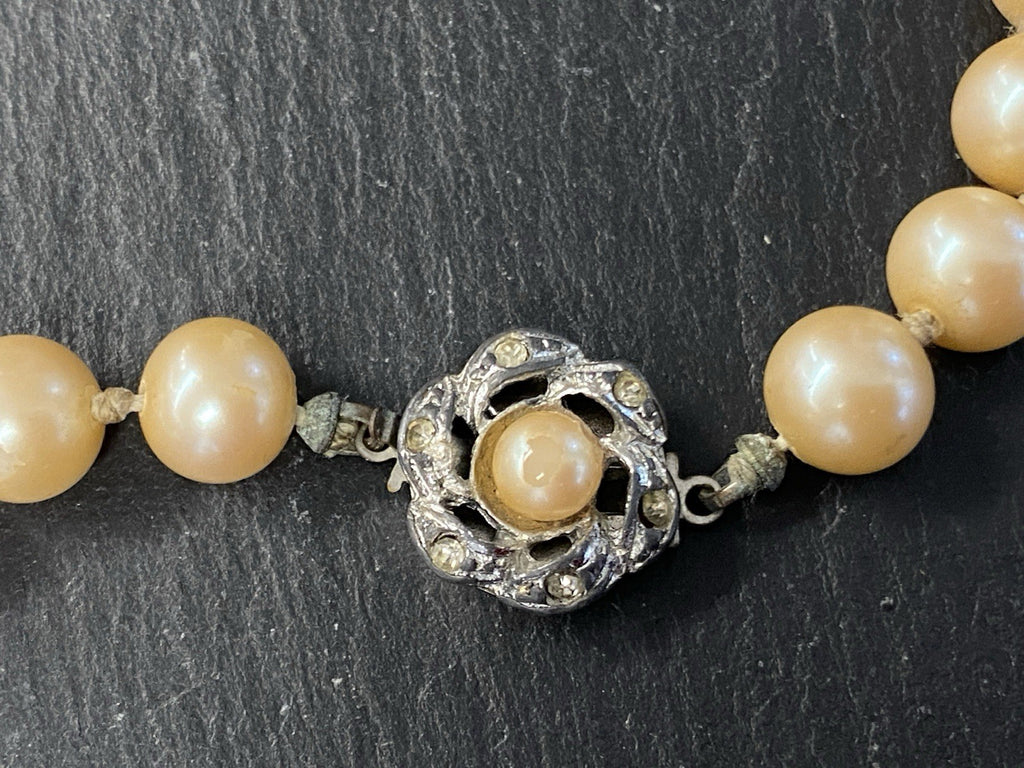 Halskette Perlenkette Perle Perlen Kette Zuchtperlen 0,8cm
