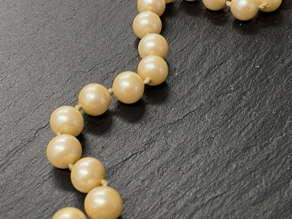 Halskette Perlenkette Perle Perlen Kette Zuchtperlen 0,8cm