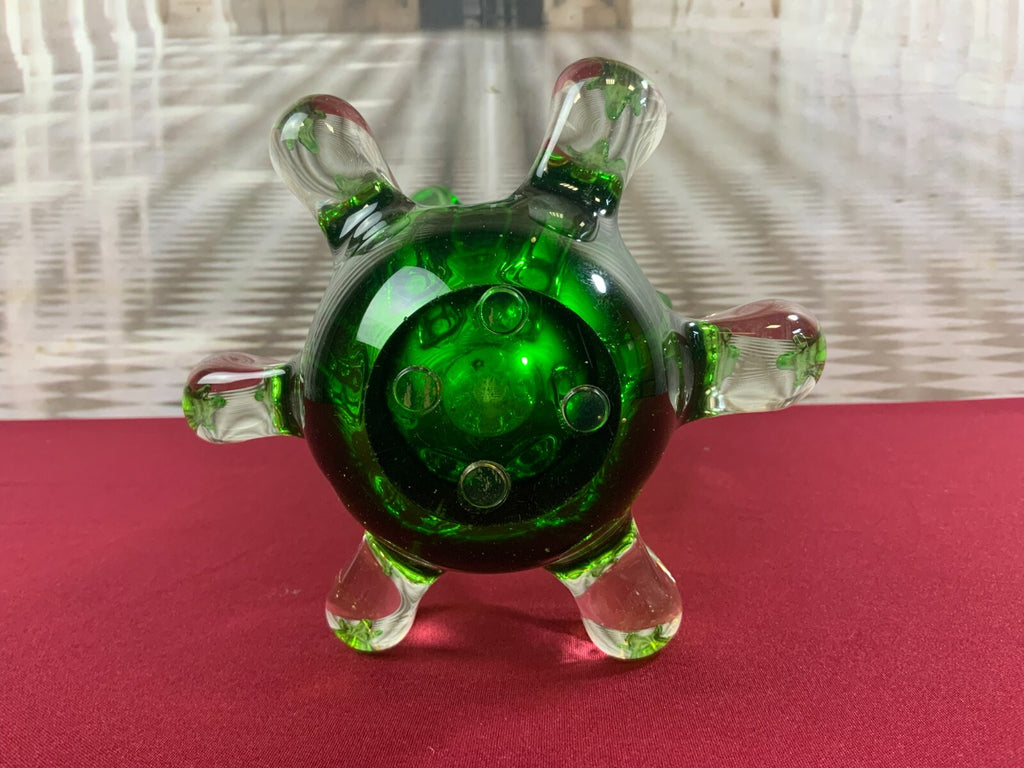 Grosse Prunkvase Vase aus Glas Handarbeit Künstlerglas 3,5kg 36cm Wohl Murano