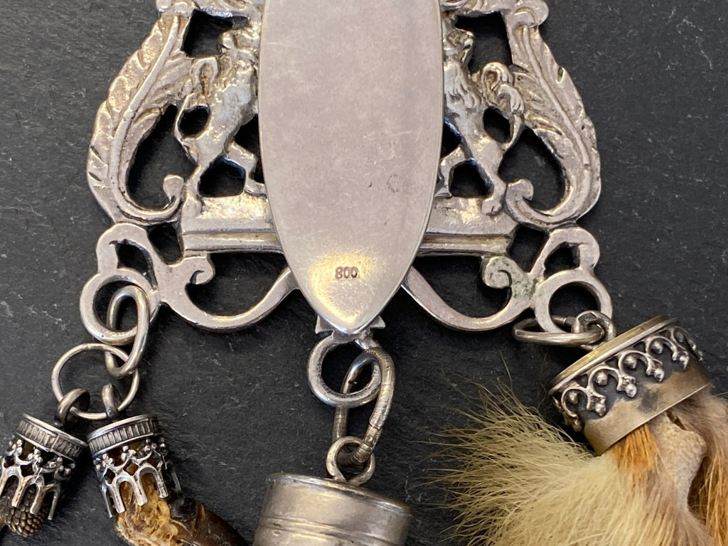 Charivari Rockstecker Hosenstecker aus Silber Drei Anhänger