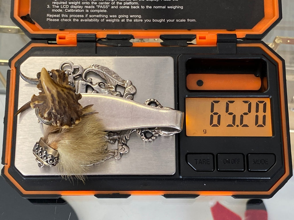 Charivari Rockstecker Hosenstecker aus Silber Drei Anhänger