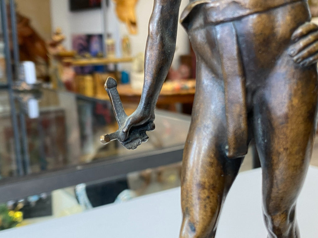 Victor Heinrich Seifert (1870-1953) Bronze Skulptur Kämpfer Gladiator