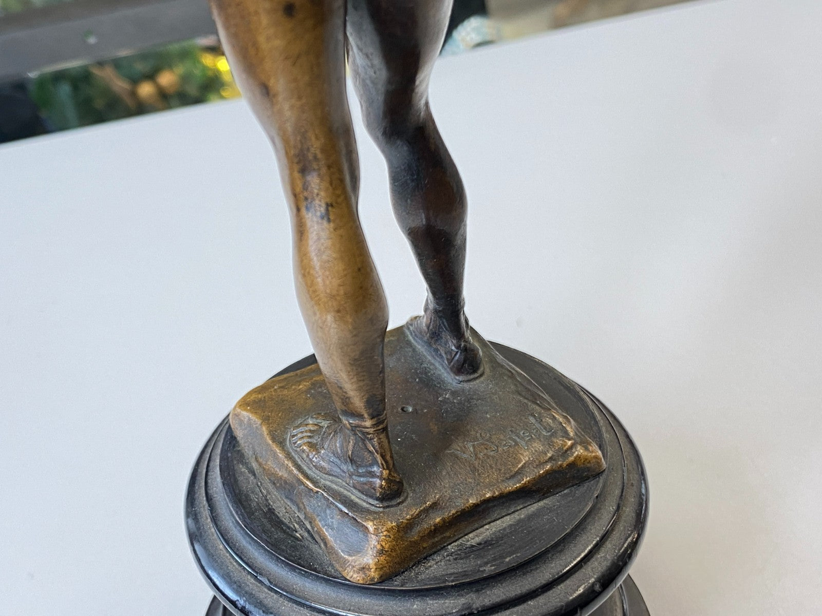 Victor Heinrich Seifert (1870-1953) Bronze Skulptur Kämpfer Gladiator