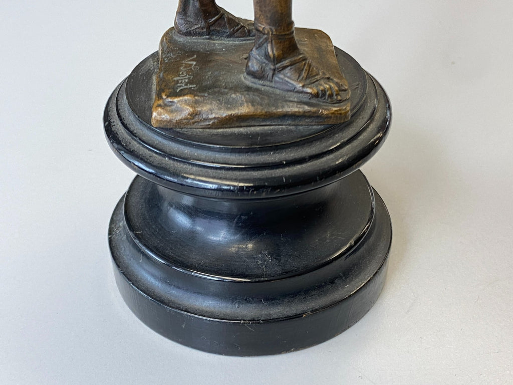 Victor Heinrich Seifert (1870-1953) Bronze Skulptur Kämpfer Gladiator