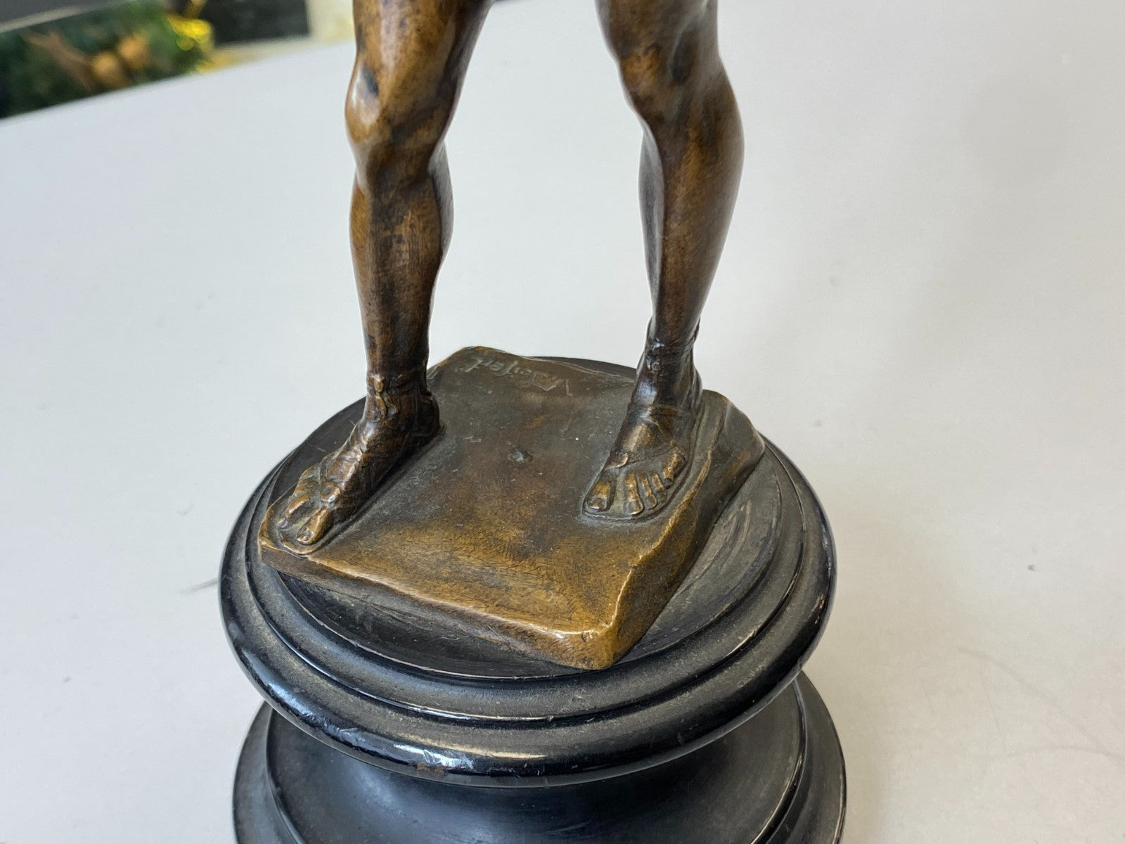 Victor Heinrich Seifert (1870-1953) Bronze Skulptur Kämpfer Gladiator