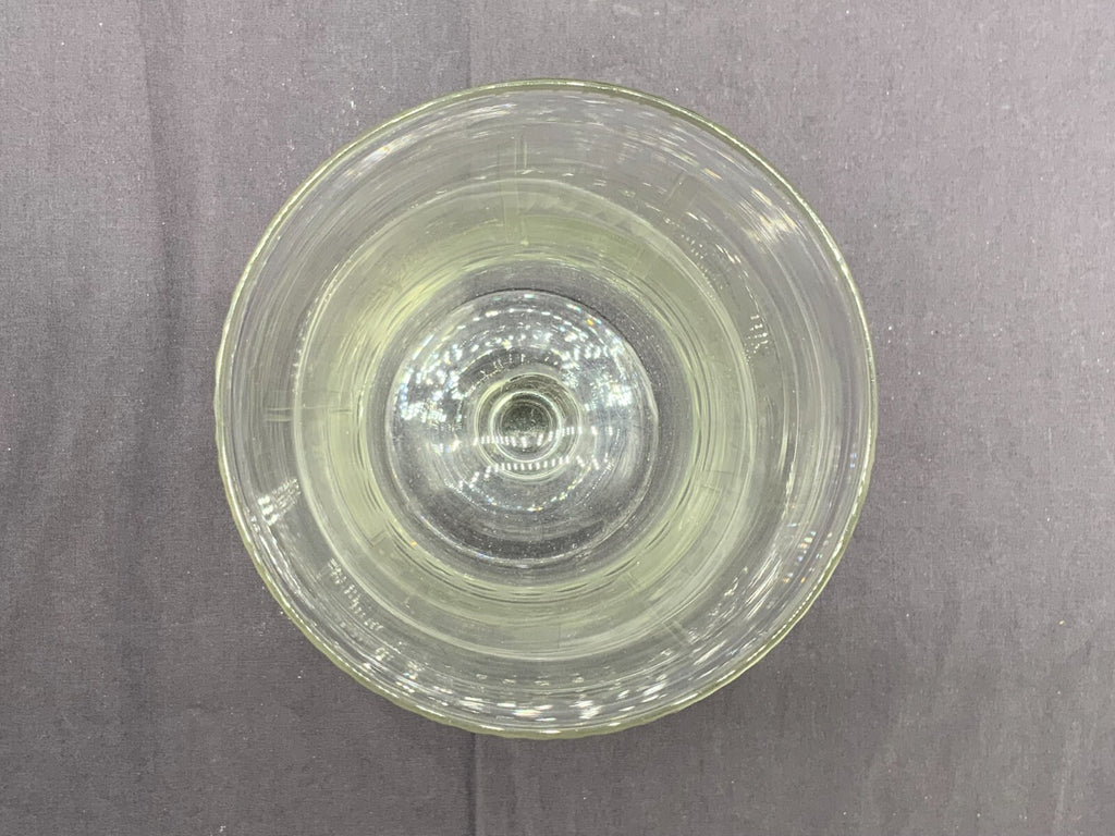 Antikes Prunkglas Glas Vase 20cm hoch feines Schleifdekor