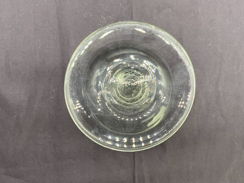 Antikes Prunkglas Glas Vase 20cm hoch feines Schleifdekor