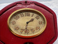ETERNA REISEUHR UHR ANTIK 8 TAGE WERK LEDERETUI