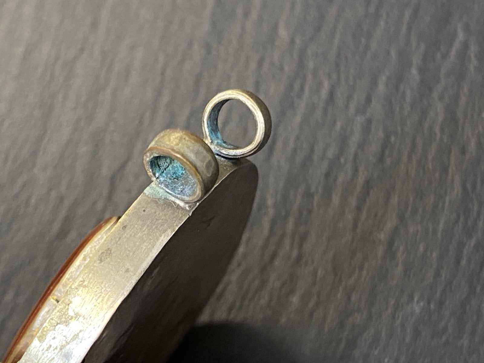 Antik Orient Orientalisch Anhänger Silber Tropfenform Achat