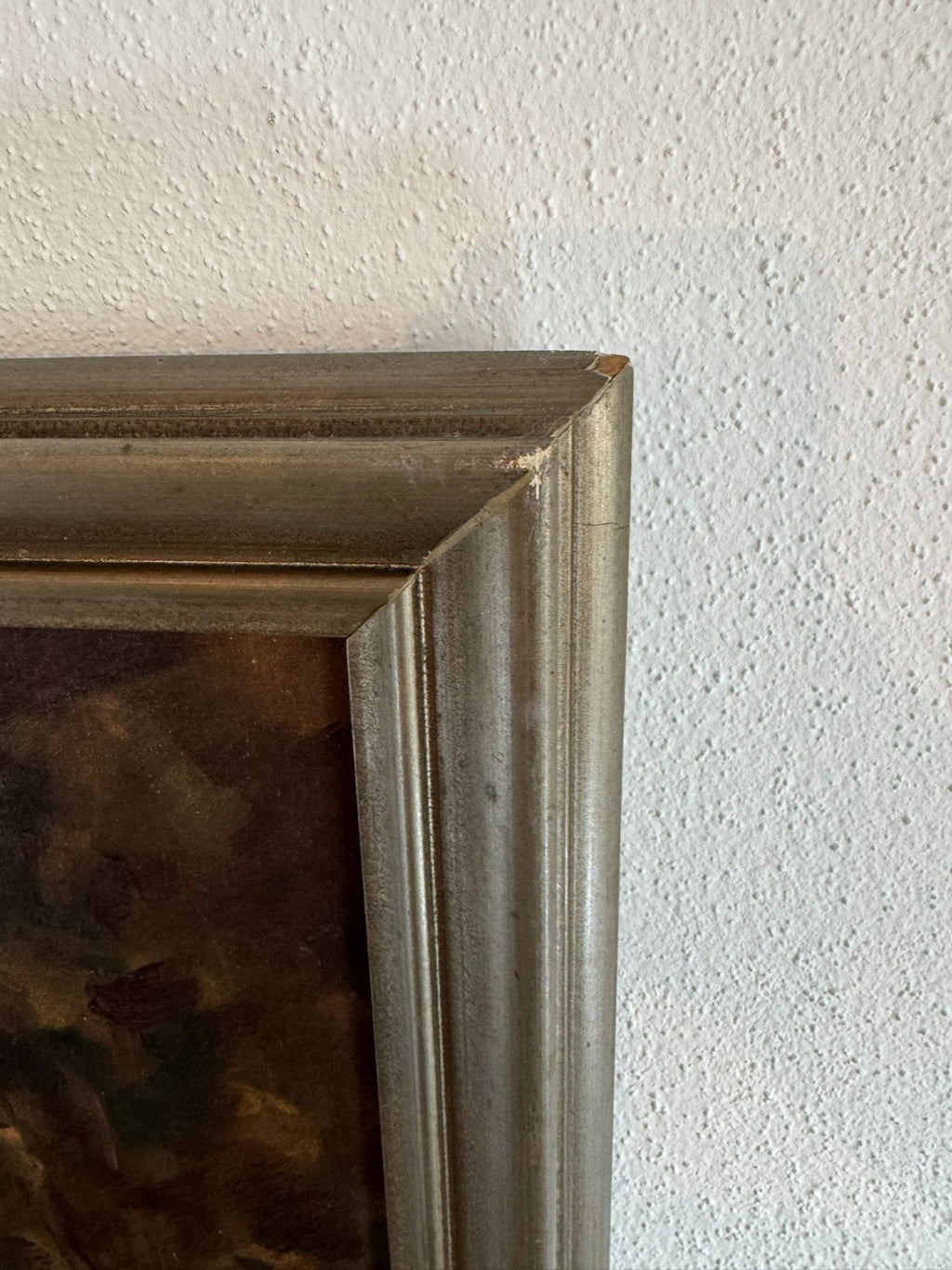 Ölgemälde Sumpf Landschaft signiert F. Heuberger