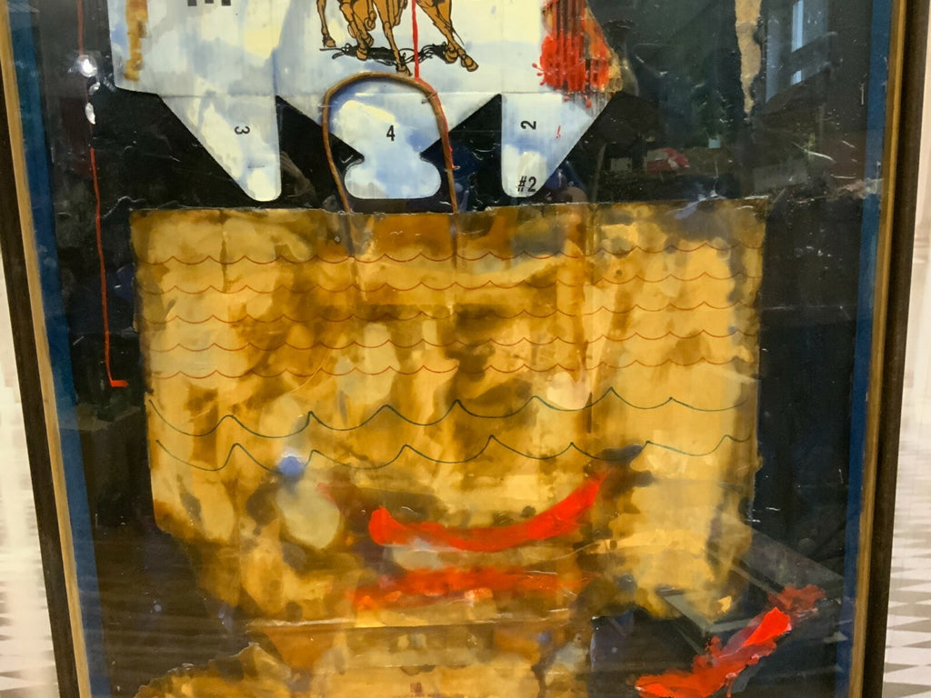 Georg Sternbacher Gemälde Acrylgemälde Mixed Media New York I