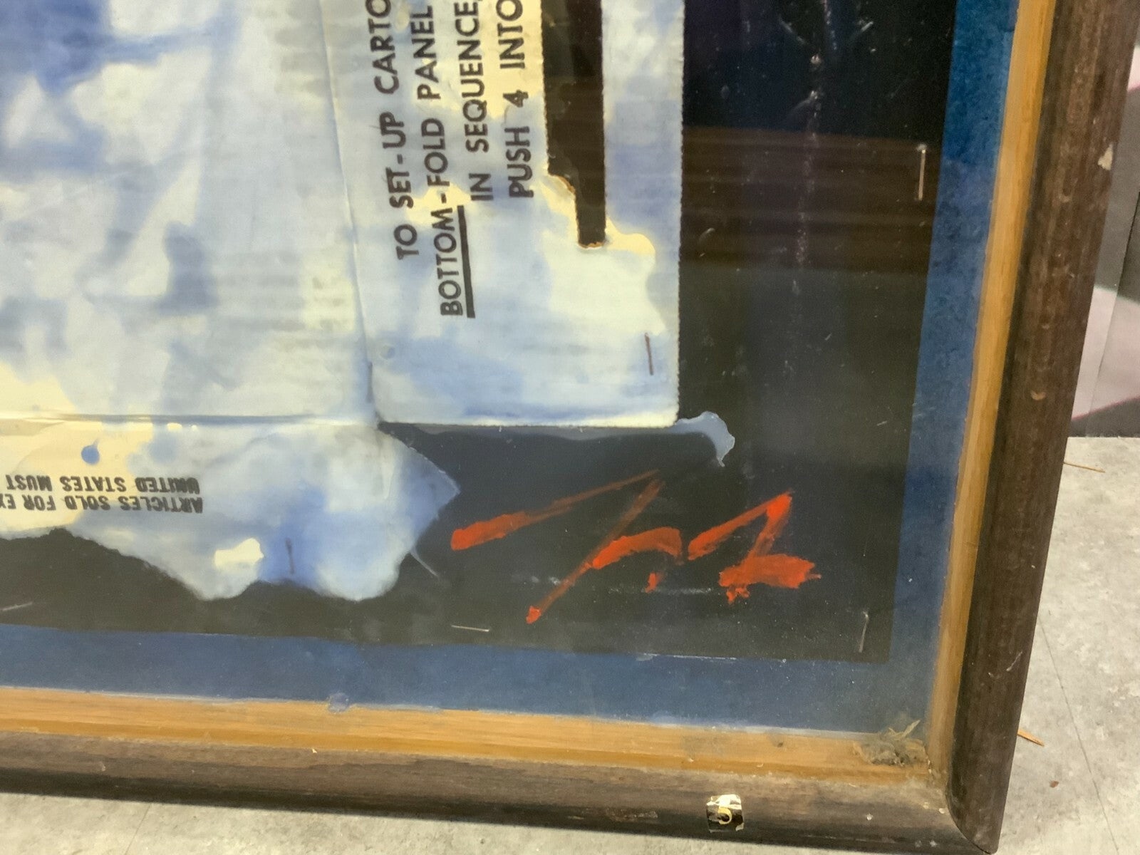 Georg Sternbacher Gemälde Acrylgemälde Mixed Media New York I