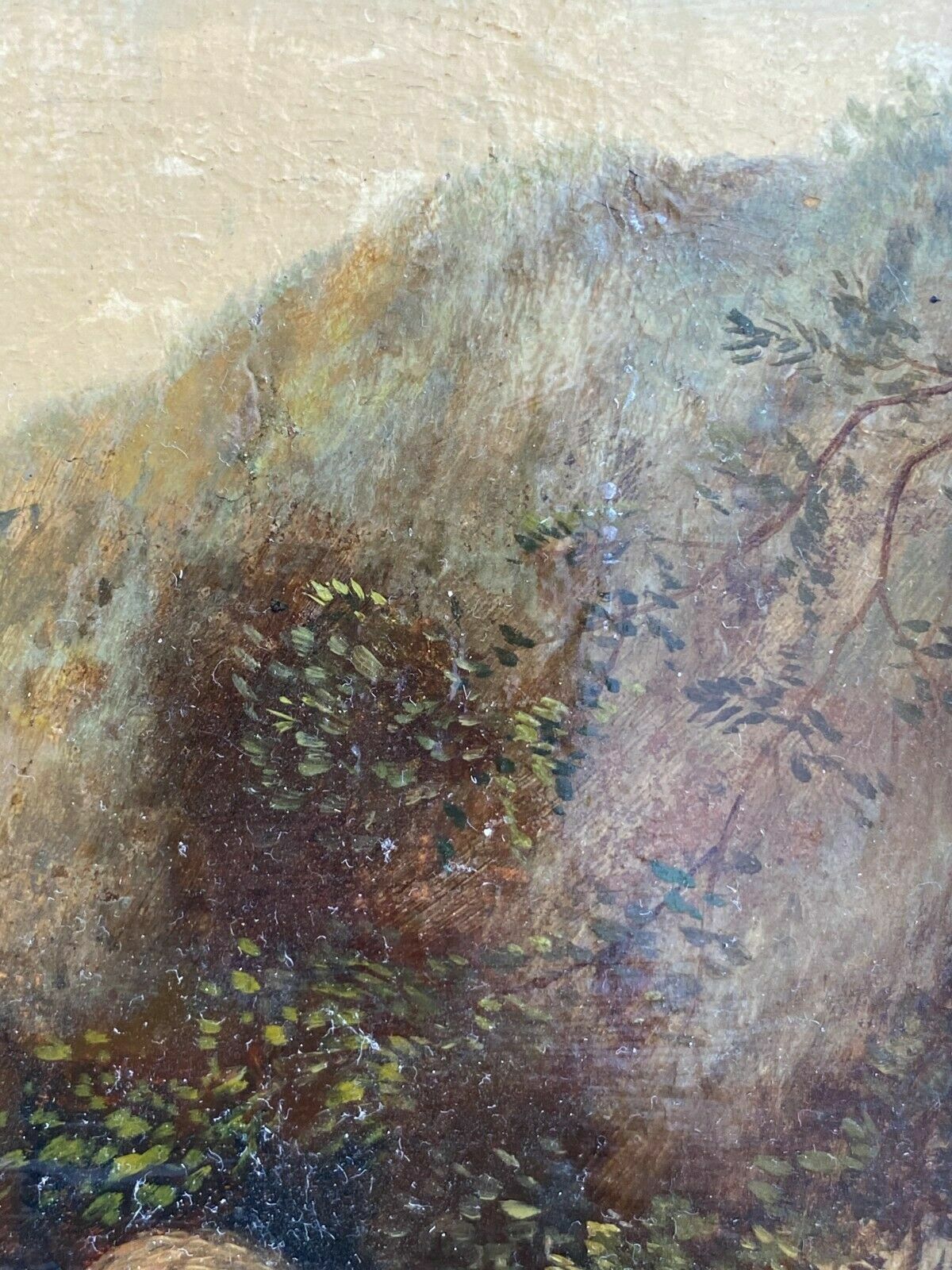Ölgemälde Frau mit Mädchen Thomas Kent Pelham Attr. Gemälde Öl auf Leinwand