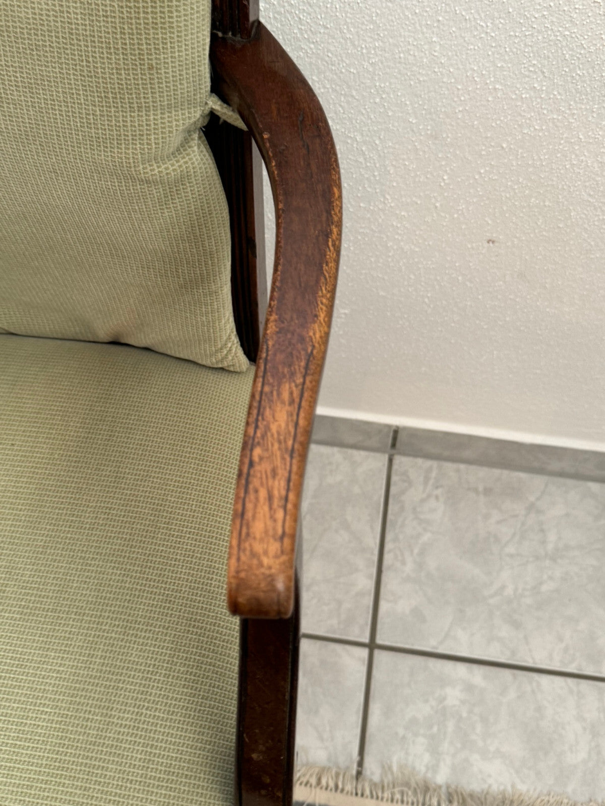 Antiker Neo Klassizismus Stuhl um 1880 Eiche massiv