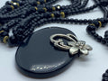 MODESCHMUCK HALSKETTE KETTE MEHRSCHICHTIG SCHWARZ