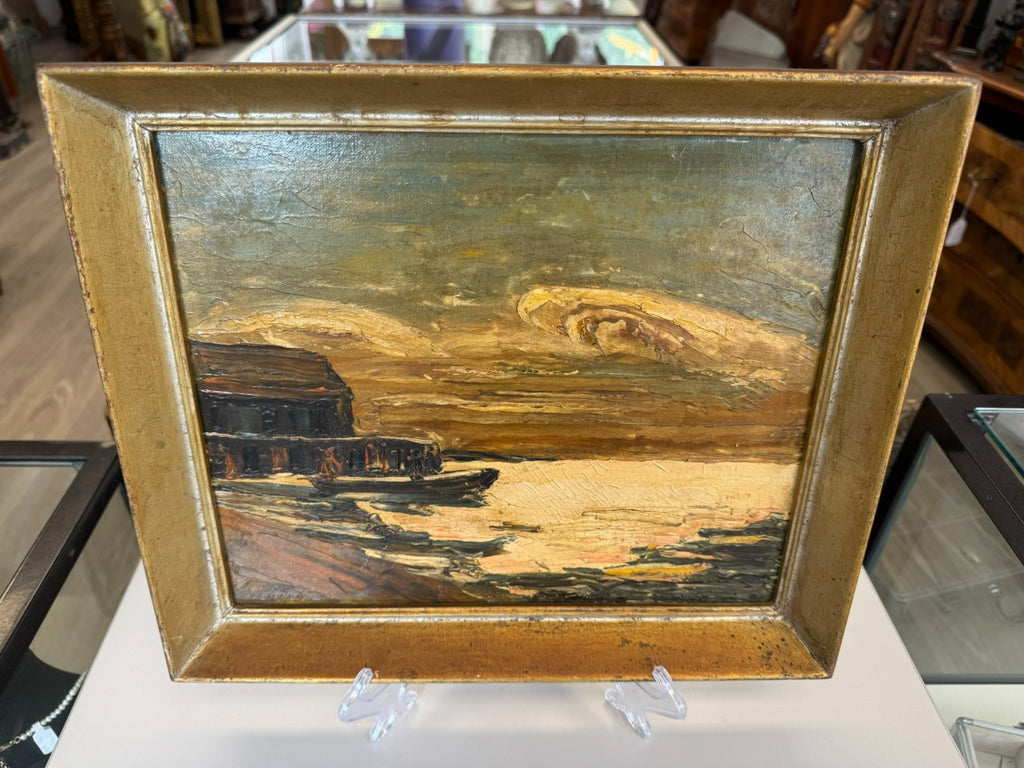 Ölgemälde Landschaft signiert Harry (heinrich) Pfeiffer (1874-c.1960)