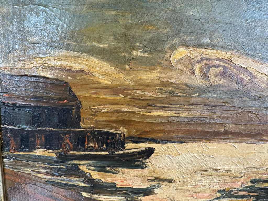 Ölgemälde Landschaft signiert Harry (heinrich) Pfeiffer (1874-c.1960)