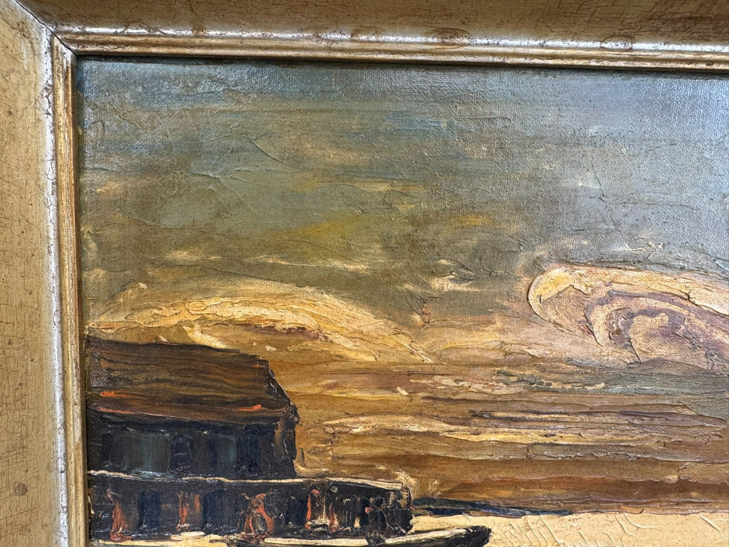 Ölgemälde Landschaft signiert Harry (heinrich) Pfeiffer (1874-c.1960)