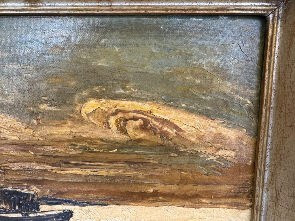 Ölgemälde Landschaft signiert Harry (heinrich) Pfeiffer (1874-c.1960)