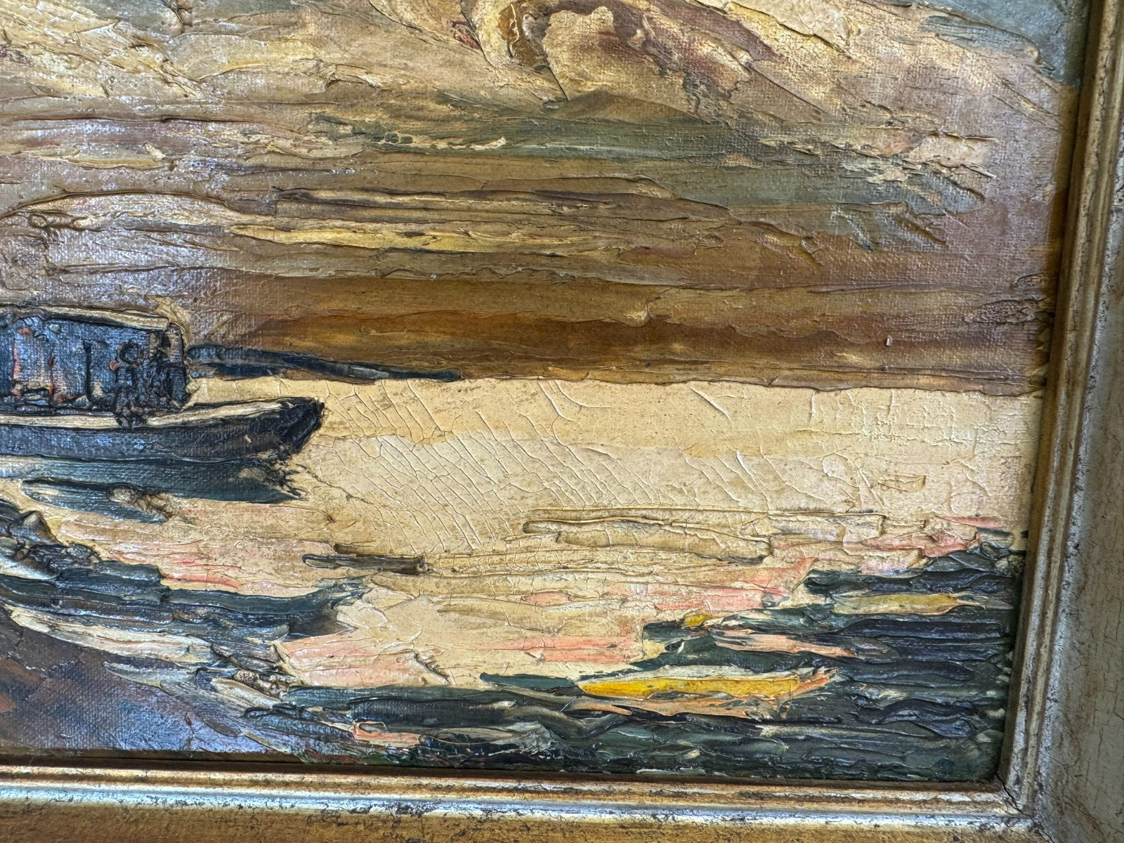 Ölgemälde Landschaft signiert Harry (heinrich) Pfeiffer (1874-c.1960)