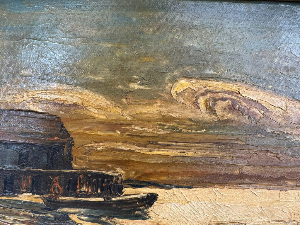 Ölgemälde Landschaft signiert Harry (heinrich) Pfeiffer (1874-c.1960)