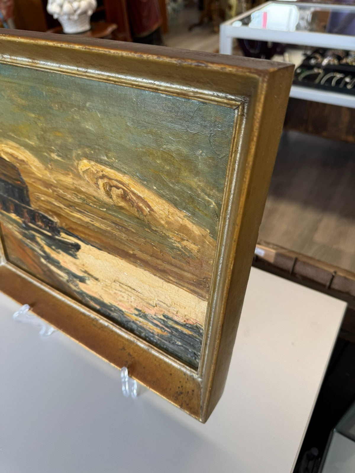 Ölgemälde Landschaft signiert Harry (heinrich) Pfeiffer (1874-c.1960)