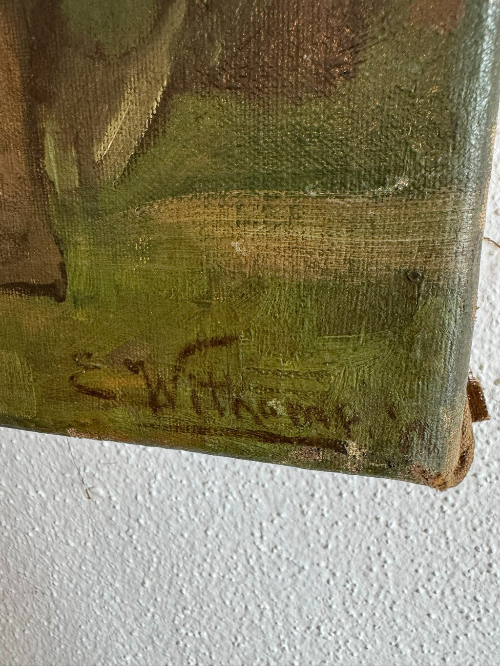 Ölgemälde König und Bauern von Ernst Sigismund Witkamp (1854-1897)