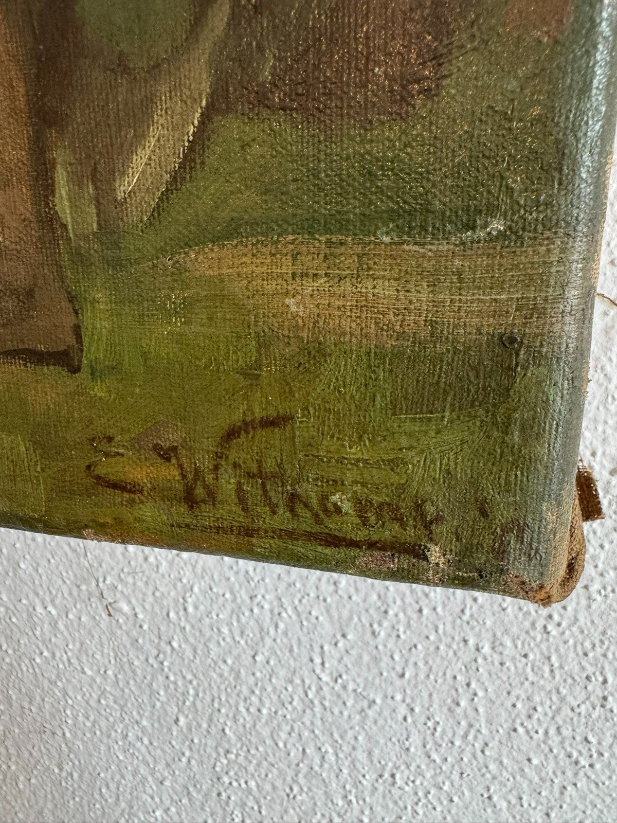 Ölgemälde König und Bauern von Ernst Sigismund Witkamp (1854-1897)
