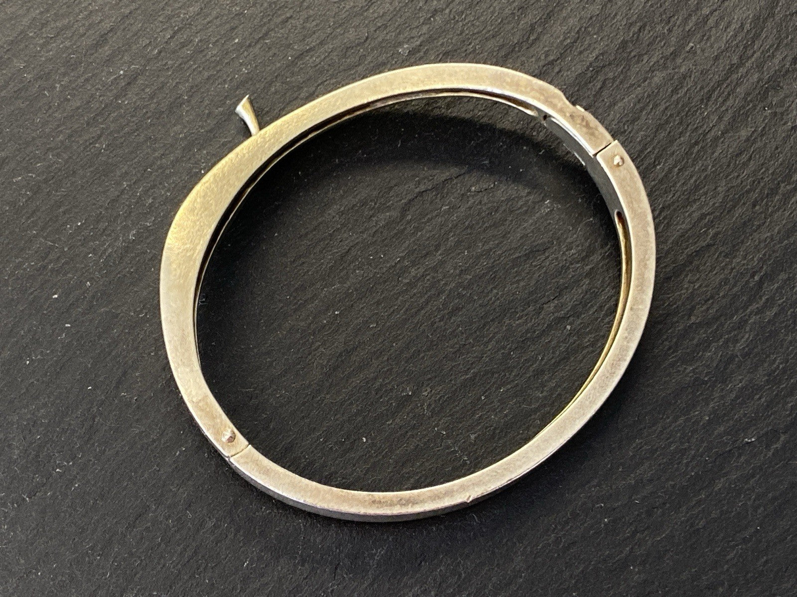 Armreif Armband 925 Sterling Silber Melée Diamant 0,03ct ca 23,53g