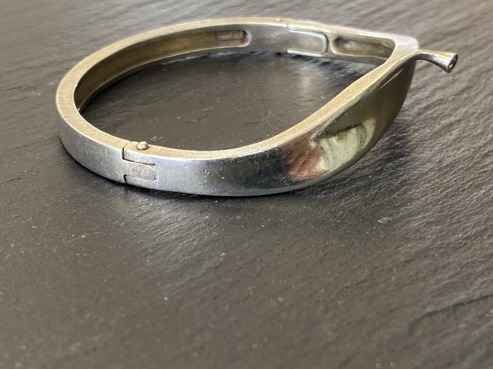 Armreif Armband 925 Sterling Silber Melée Diamant 0,03ct ca 23,53g