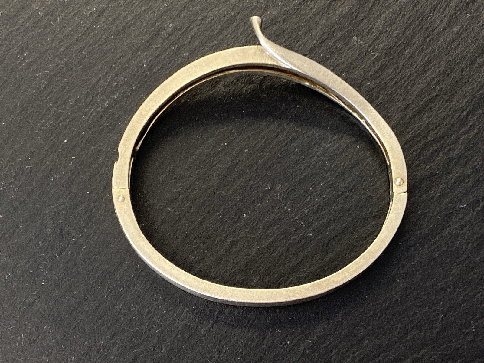 Armreif Armband 925 Sterling Silber Melée Diamant 0,03ct ca 23,53g
